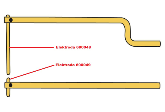 Obrázok z Elektróda pre čelusti XA9 Telwin 690048